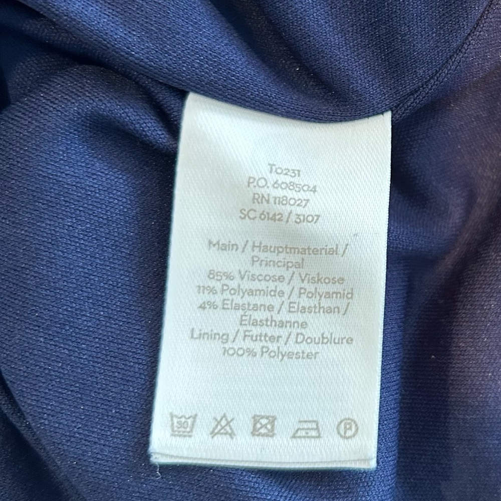 Boden Pink and Blue Patterned Pencil Skirt - Picture 10 of 10